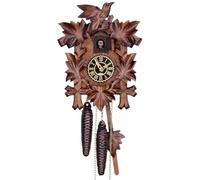 Original Black Forest Carved Cuckoo Clock by Clockvilla, Mechanical Bird, New from the Black Forest