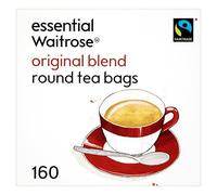 Original Blend Round Tea Bags Essential Waitrose 160 per Pack