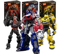 Original Blokees Transformers Robot Building Block Toys Bumblebee Optimus Prime Action Movable Model Figure Kids Collection Toys Without Box Nemesis Prime