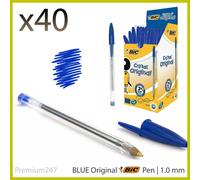 Bic Cristal Ballpoint Pen 1.0mm Tip 0.32mm Line Blue Pack of 50