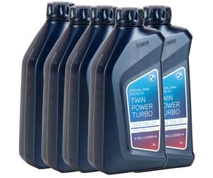 Original BMW Engine Oil 5x Oil 5 W-30 Twin Power Turbo Longlife 04
