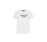 Original BMW Motorcycle T-Shirt Make Life A Ride Men White