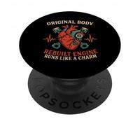 Original Body Rebuilt Engine Runs Like a Charm Heart Surgery PopSockets Adhesive PopGrip