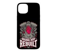 Original Body Rebuilt Heart Surgery Biker Engine Case for iPhone 15 Plus