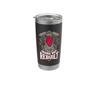 Original Body Rebuilt Heart Surgery Biker Engine Stainless Steel Insulated Tumbler
