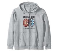 Original Body Rebuilt System Kidney Transplant Zip Hoodie