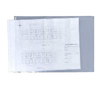 Original Böck Planschutzhüllen A0 Vinyl 20-pack Protective Blueprint Sleeves, Waterproof Bags Film Protective Cover ZIP