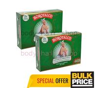 Original Borotalco Soap Bar with Talc Powder Iconic Italian Scent 4 x 100g