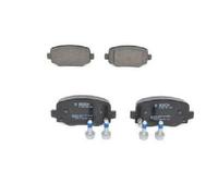 0986 494 930 Rear Brake Pad Set 4x Pads Acoustic Wear Indicator Braking By Bosch