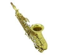 Original Brass Bent Tube Alto Saxophone Unpainted With Case And Accessories Beginner Saxophone