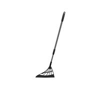 Original Broombi - Mulitfunctional Silicone Broom and Squeegee - Smart Broom for Indoor Cleaning - Sweeps up Glass, Fine Dust, Removes Pet Hair, Liquids - Works on Smooth Floors, Rugs, Windows (Black)