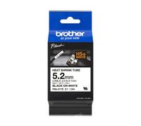 Original Brother HSe-211E Black on White 5.2mm Heat Shrink Tube P-Touch Labellin