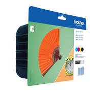 Original Brother LC-129XLBK / LC-125XL C / M / Y Extra High Capacity Valuepack I