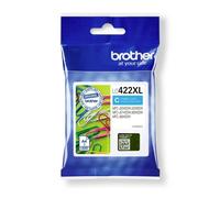 Original Brother LC-422XLC Cyan Ink Cartridge for 1,500 Pages for MFC-J5340DW, MFC-J5345DW, MFC-J5740DW, MFC-J6540DW, MFC-J6940DW