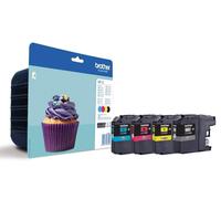 Original Brother LC123 4-Pack BK/Y/C/M Ink Cartridges for Brother Printers