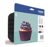 Original Brother LC123 Ink Cartridge Multipack (B/C/M/Y)