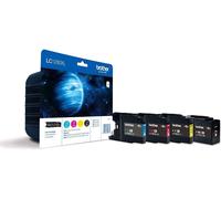 BROTHER LC-1280 ink cartridge black and tri-colour extra high capacity 1x 2.400 pages 1-pack blister without alarm