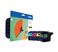 Genuine Brother LC129XL Black & LC125XL Cyan Magenta Yellow Ink Cartridges - New