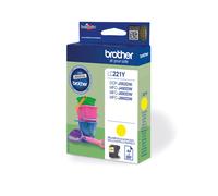 Original Brother LC221 Yellow Ink Cartridge