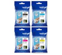 Brother LC421VALDR ink cartridge 4 pc(s) Original Black, Cyan, Magenta, Yellow