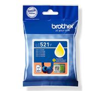 Brother LC521Y Original Brother Yellow Ink Cartridge, LC-521Y