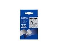 Original Brother P-Touch TZE121 9mm Gloss Tape - Black on Clear