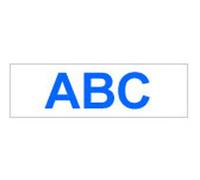 Original Brother P-Touch TZE253 24mm Gloss Tape - Blue on White