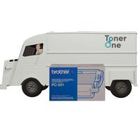 Original Brother PC201 Black Toner Cartridge 450 Pages - PC-201