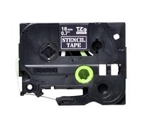 Original Brother STe-141 Black 18mm Stamp Stencil Cassette Tape