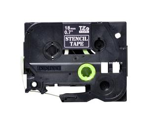 Original Brother STE141 Black 18mm Stamp Stencil Cassette Tape (ST141)