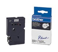 Original Brother TC-291 Black on White 9mm Labelling Tape Cassette