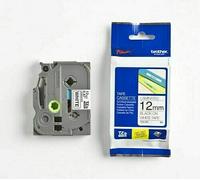 Original Brother TZe-231P Touch Label Tape 12mmx8m Black on White Laminated Tape