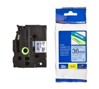Original Brother TZe-561 Black on Blue 36mm Laminated P-Touch Labelling Tape