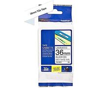 Original Brother TZe-M261 Matt Black on White Label Tape - 36mm Wide - 8m Long