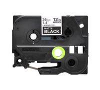 Original Brother TZe-M365 Matt Laminated White On Black 36mm P-Touch Labelling T