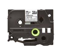 Original Brother TZe-M65 White On Clear 36mm Matt Laminated Labelling Tape Casse