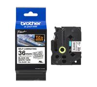 Original Brother TZe-SL261 Black On White 36mm Sticky Self-Laminating Label Tape
