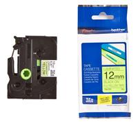 Brother Tze-C31 - Black On Fluorescent Yellow - Roll (1.2 Cm X 5 M) 1 Cassette(S