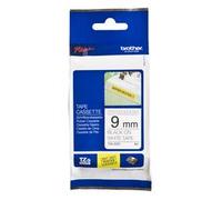 Brother TZE221 Black on White Tape, Black/White