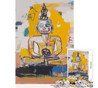 Original Buddha Meditation Painting Jigsaws 1000 Pieces for Teenagers Stimulate Active Brain And Mind Gentle Relaxing Fun Activity (38X52cm)