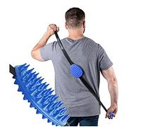 Original Cactus Back Scratcher, Back Scratcher with 2 Sides Featuring Aggressive and Soft Spikes, Great for The Mobility Impaired and Hard-to-Reach Places, Makes an Awesome After-Surgery Gift (Blue)