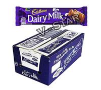 Original CADBURY Dairy Milk Chocolate Standard BAR 48 x 45g Full Box Fresh Stock