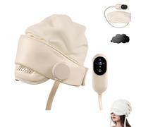 Original CalmareOne, Head Massager Scalp for Tension Headache Relief, Eye Massager with Heat, 6-Zone Airbag Tech, Four Modes, 3 Levels of Heat Therapy, Deep Relaxation Support, Better Sleep (Hooded)