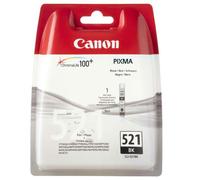 Original Canon CLI-521BK Photo Black Ink Cartridges (2933B001AA)