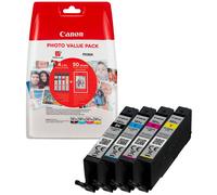Original Canon CLI-581XL Ink Cartridge Multipack with 50 Sheets of 4x6 Photo Pap