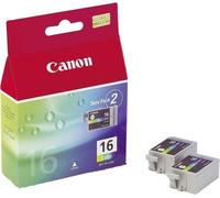 Canon BCI-16 C/M/Y Colour Ink Cartridge (Twin Pack)