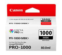 Canon Ink Cartridge PFI-1000MBK Matte Black 80ml – 5-year warranty