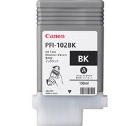 Canon PFI-102BK Black 130ml Cartridge (IPF 605 650 655 750 755 760 765) (OOD)