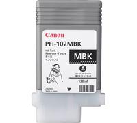 Original Canon PFI-102MBK Matte Black Ink Cartridge (0894B001AA)