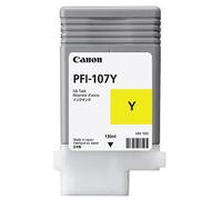 Canon 6708B001AA Original Canon PFI 107Y Yellow Ink Cartridge, 130ml - 6708B001AA